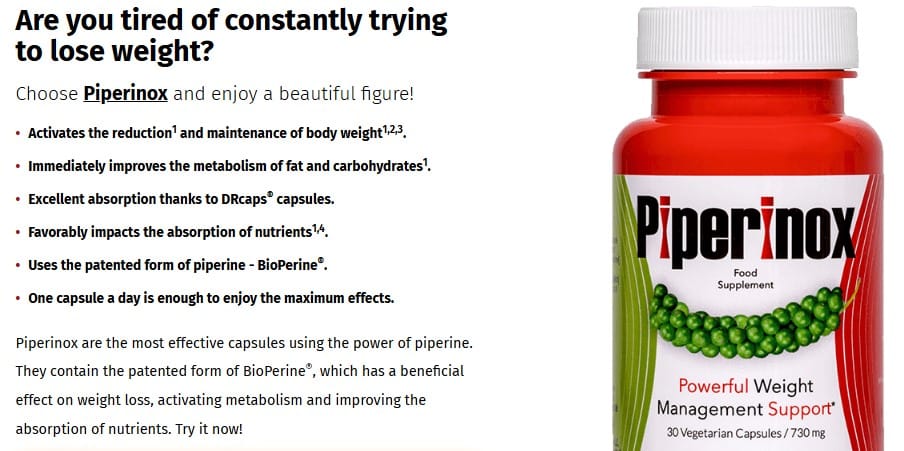 Piperinox for Weight Loss