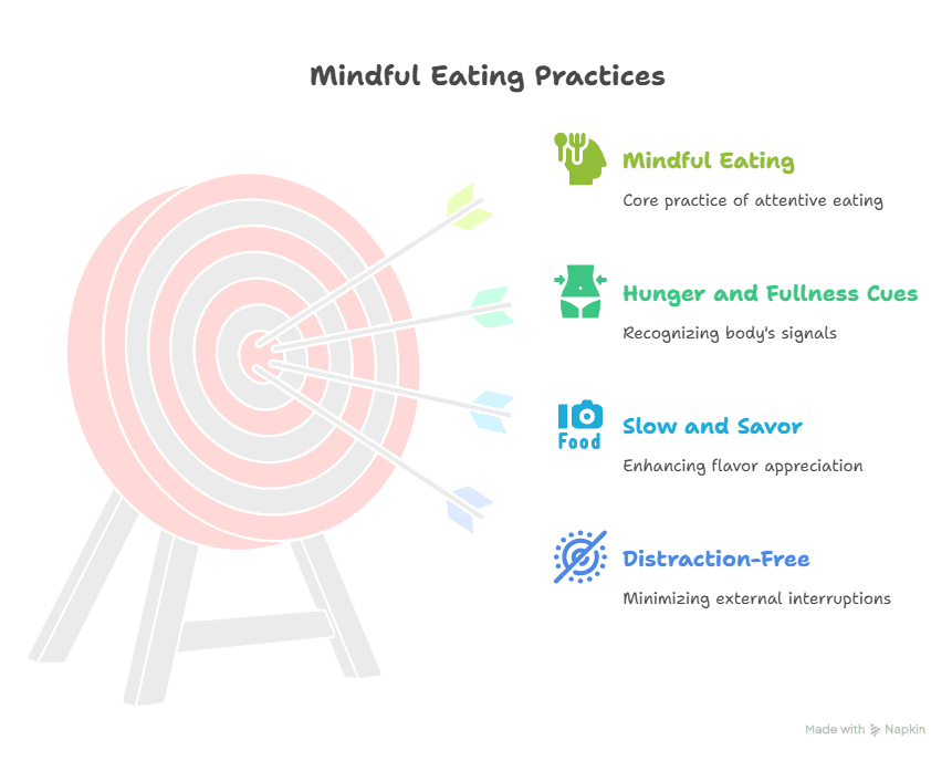 Infographic About Mindful Eating Practices