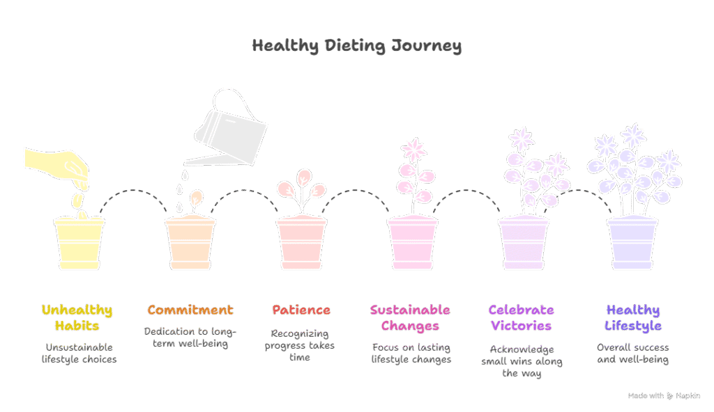 Infographic About Mindful Eating for Losing Weight